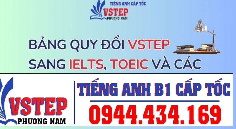 Bảng quy đổi VSTEP sang IELTS, TOEIC và các chứng chỉ quốc tế khác