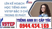 len ke hoach hoc tieng anh vstep bac 3 chi trong 10 phut