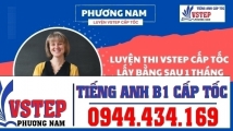 trung tam luyen thi vstep cap toc lay bang sau 1 thang